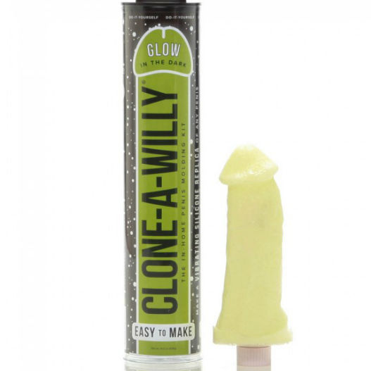 CLONE A WILLY - GREEN LUMINESCENT WILLY PENIS CLONER WITH VIBRATOR