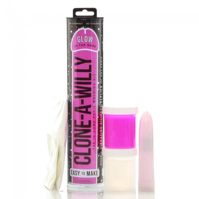 CLONE A WILLY - PINK GLOWING PENIS CLONER WITH VIBRATOR