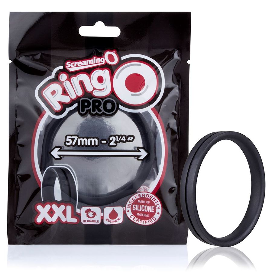 SCREAMING O - POWER RINGO PRO XL BLACK RING 48 MM