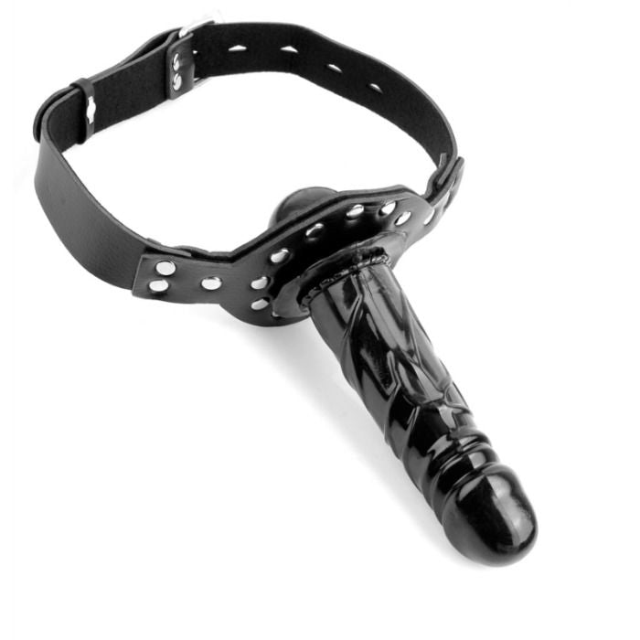FETISH FANTASY SERIES - BALL GAG DELUXE CON DILDO - FETISH FANTASY SERIES | Lingerie Harness Boutique