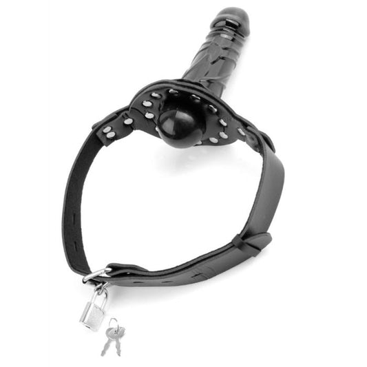 FETISH FANTASY SERIES - BALL GAG DELUXE CON DILDO - FETISH FANTASY SERIES | Lingerie Harness Boutique