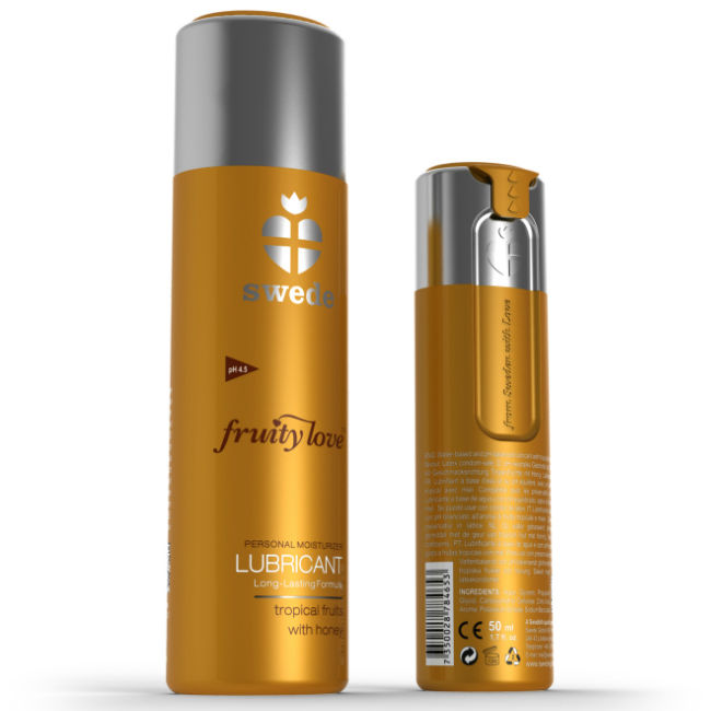 SWEDE - FRUITY LOVE LUBRIFICANTE MIELE DI FRUTTA TROPICALE 50 ML - SWEDE | Lingerie Harness Boutique