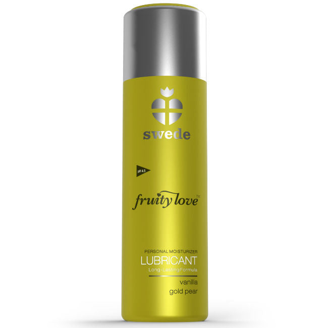 SWEDE - FRUITY LOVE LUBRIFICANTE VANIGLIA GOLD PERA 50 ML - SWEDE | Lingerie Harness Boutique