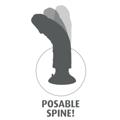 KING COCK - DILDO VIBRATORE 20.32 CM NATURALE - KING COCK | Lingerie Harness Boutique