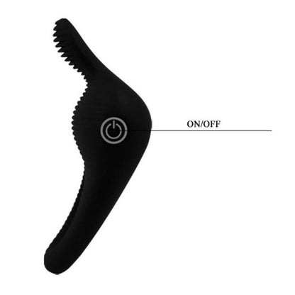PRETTY LOVE - THIMBLE ANELLO VIBRATORE NERO - PRETTY LOVE MALE | Lingerie Harness Boutique