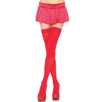LEG AVENUE - CALZAMAGLIA IN NYLON ROSSO - LEG AVENUE HOSIERY | Lingerie Harness Boutique