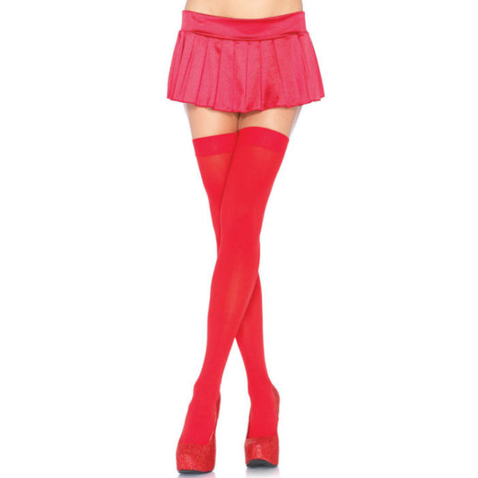LEG AVENUE - CALZAMAGLIA IN NYLON ROSSO - LEG AVENUE HOSIERY | Lingerie Harness Boutique