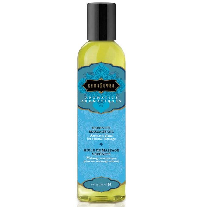 KAMASUTRA - OLIO DA MASSAGGIO SERENIT 236ML - KAMASUTRA COSMETICS | Lingerie Harness Boutique