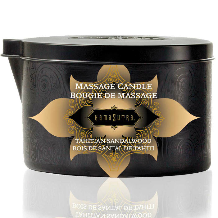 KAMASUTRA - VANILLA AND SANDALWOOD MASSAGE CANDLE 170 GR