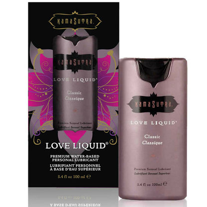 KAMASUTRA - LUBRIFICANTE LIQUIDO LOVE 100ML - KAMASUTRA COSMETICS | Lingerie Harness Boutique
