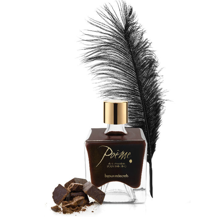 BIJOUX - POEME VERNICE ALIMENTARE CIOCCOLATO NERO 50 GR - BIJOUX POEME BODY PAINTING | Lingerie Harness Boutique