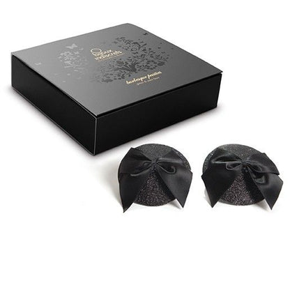 BIJOUX - COPRITEZZOLI BURLESQUE LUCIDI CON FIOCCO - BIJOUX BURLESQUE PASTIES | Lingerie Harness Boutique