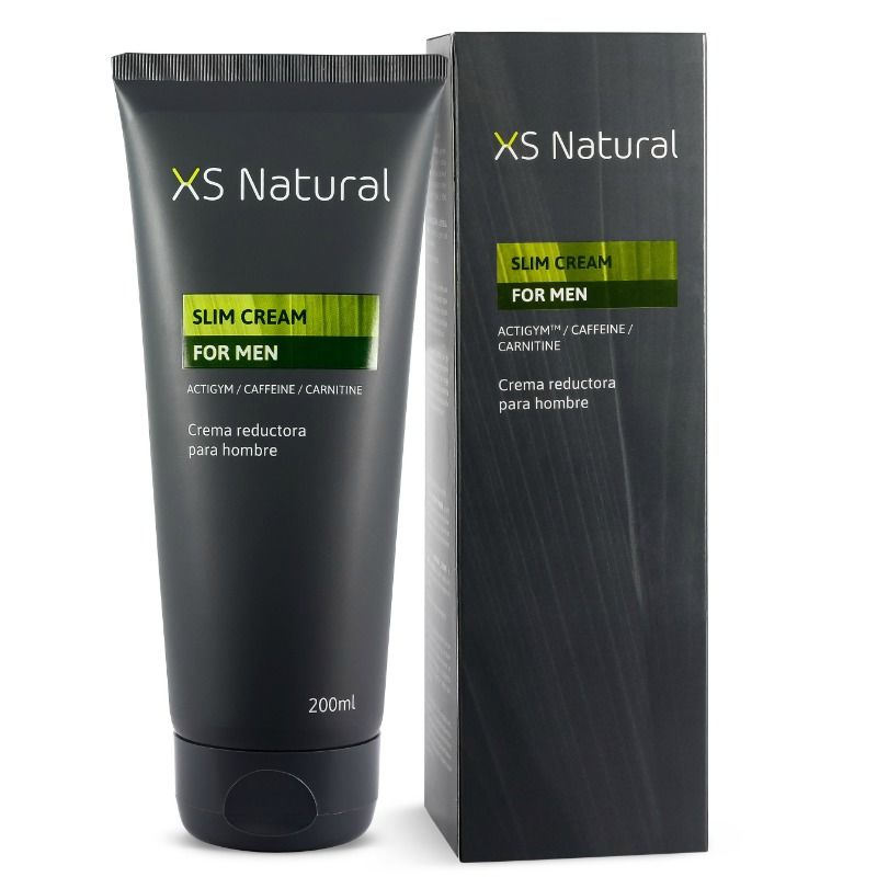 500 COSMETICS - XS NATURAL CREAM FOR MEN. SLIMMING CREAM AND FAT BURNER TO REDUCE ABDOMINAL FAT