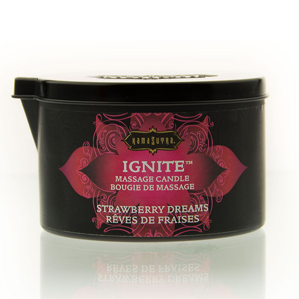 KAMASUTRA - CANDELA DA MASSAGGIO STRAWBERRY DREAMS 170 GR - KAMASUTRA COSMETICS | Lingerie Harness Boutique