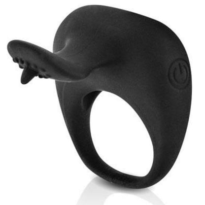 PRETTY LOVE - THIMBLE BLACK VIBRATING RING