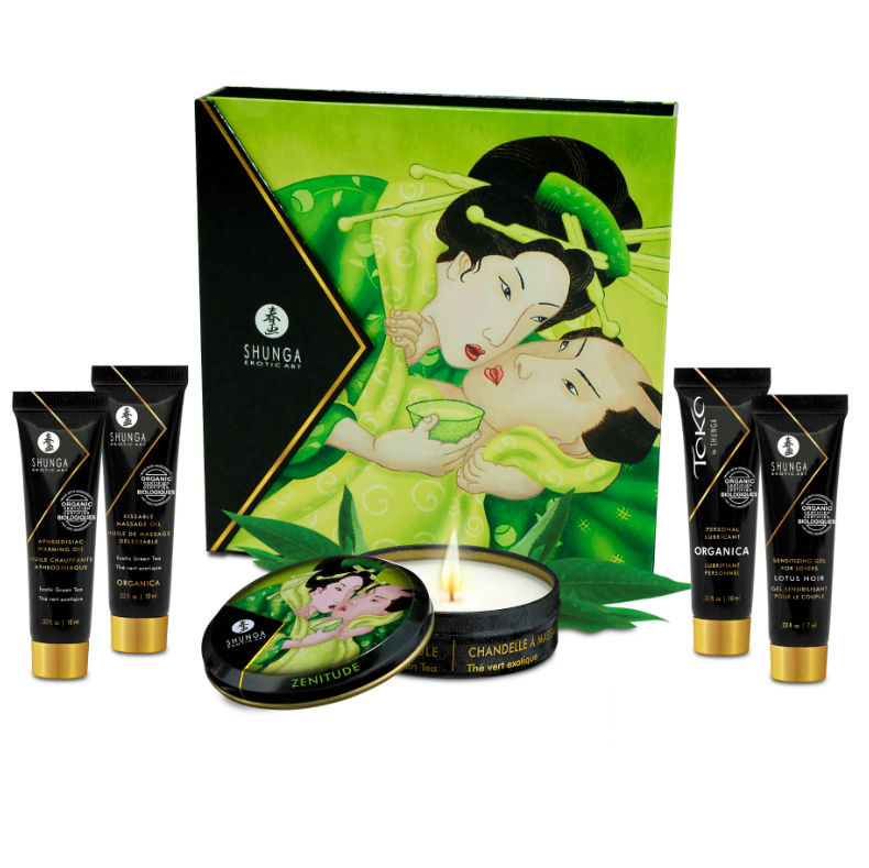 SHUNGA - KIT TÈ VERDE BIOLOGICO GEISHA SEGRETO - SHUNGA KITS | Lingerie Harness Boutique