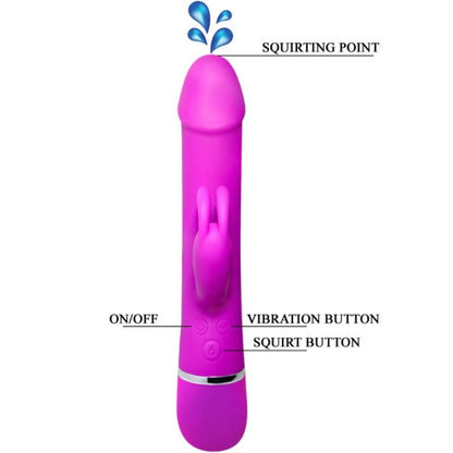PRETTY LOVE - VIBRATORE HENRY 12 MODALIT DI VIBRAZIONE E FUNZIONE SQUIRT - PRETTY LOVE SMART | Lingerie Harness Boutique