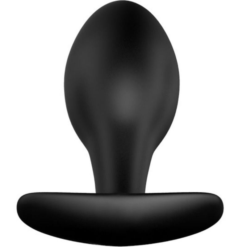 PRETTY LOVE - 8.5 CM BLACK SILICONE ANCHOR BUTT PLUG