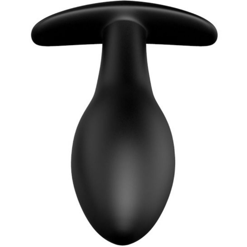 PRETTY LOVE - 8.5 CM BLACK SILICONE ANCHOR BUTT PLUG