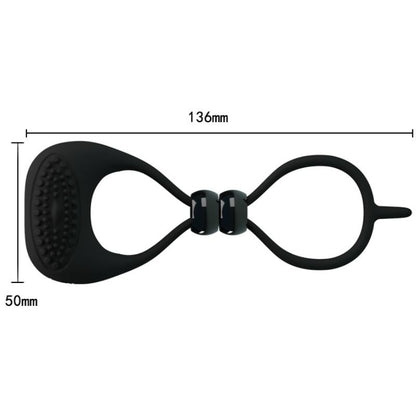 PRETTY LOVE - ANELLO DOPPIO PER PENE E TESTICOLI - PRETTY LOVE MALE | Lingerie Harness Boutique