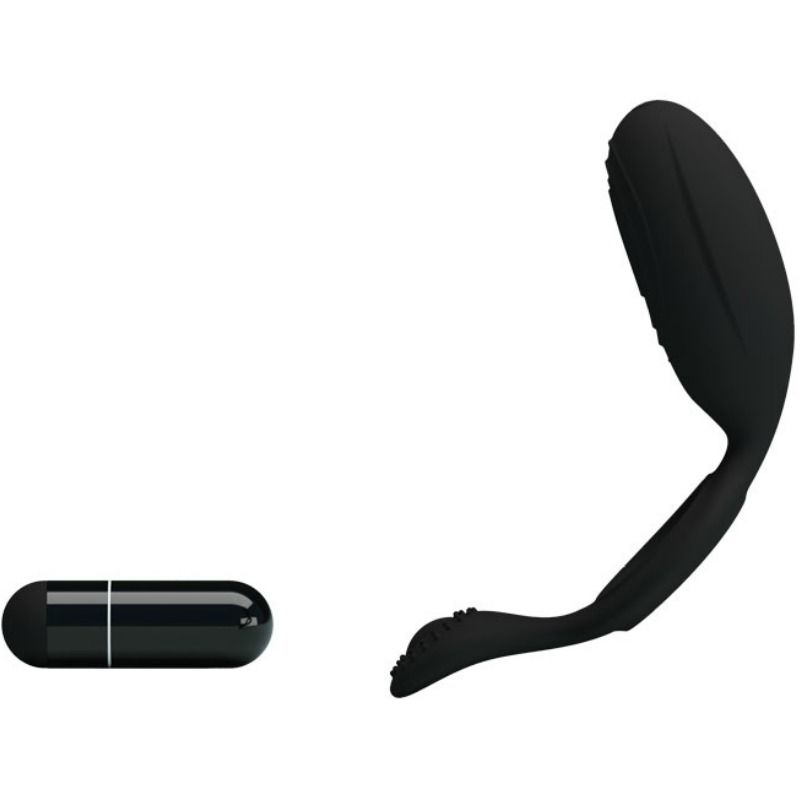 PRETTY LOVE - ETHEL ANELLO VIBRANTE CON STIMOLATORE - PRETTY LOVE MALE | Lingerie Harness Boutique