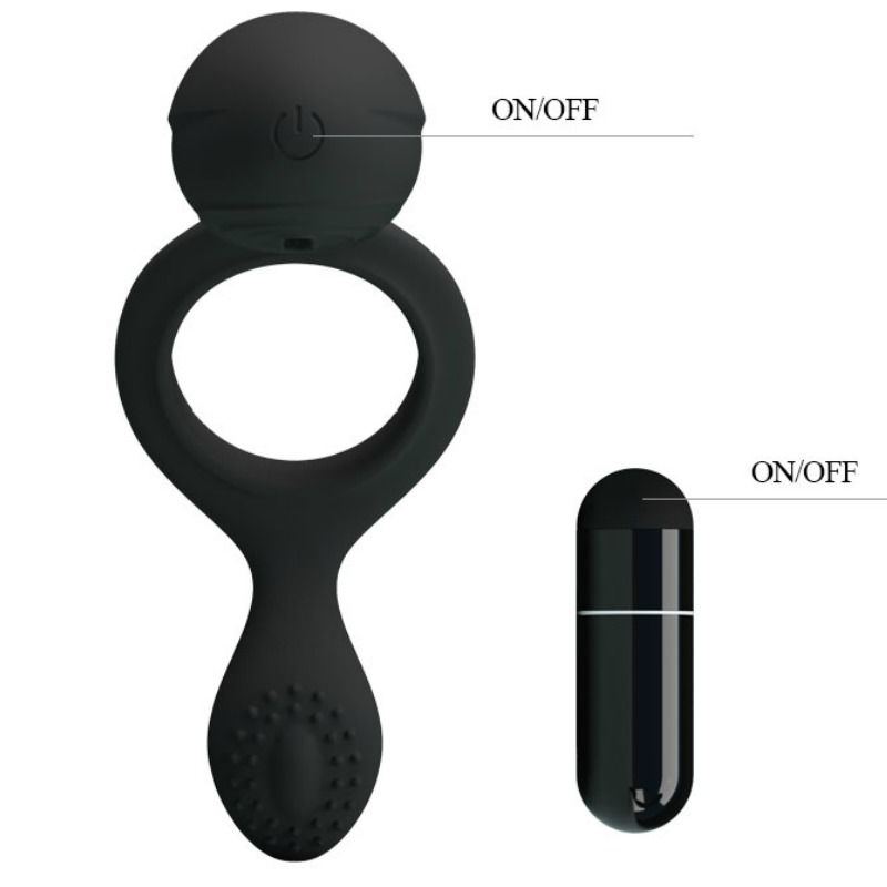 PRETTY LOVE - ETHEL VIBRATING RING WITH STIMULATOR