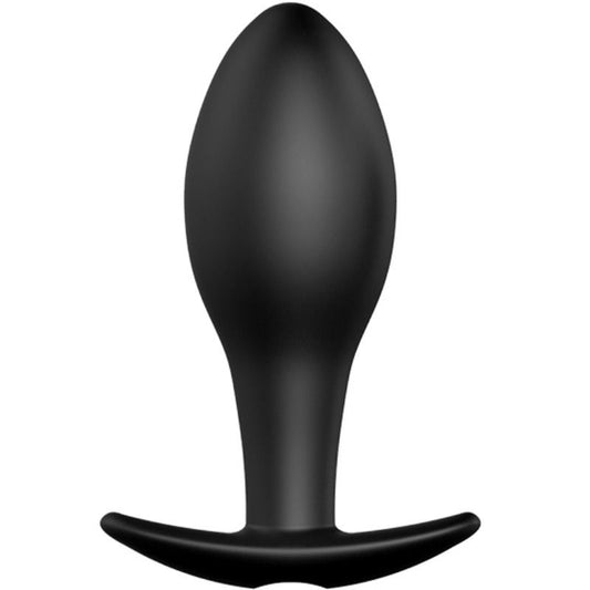 PRETTY LOVE - ANCHORING SILICONE BUTT PLUG 12 VIBRATION MODES BLACK