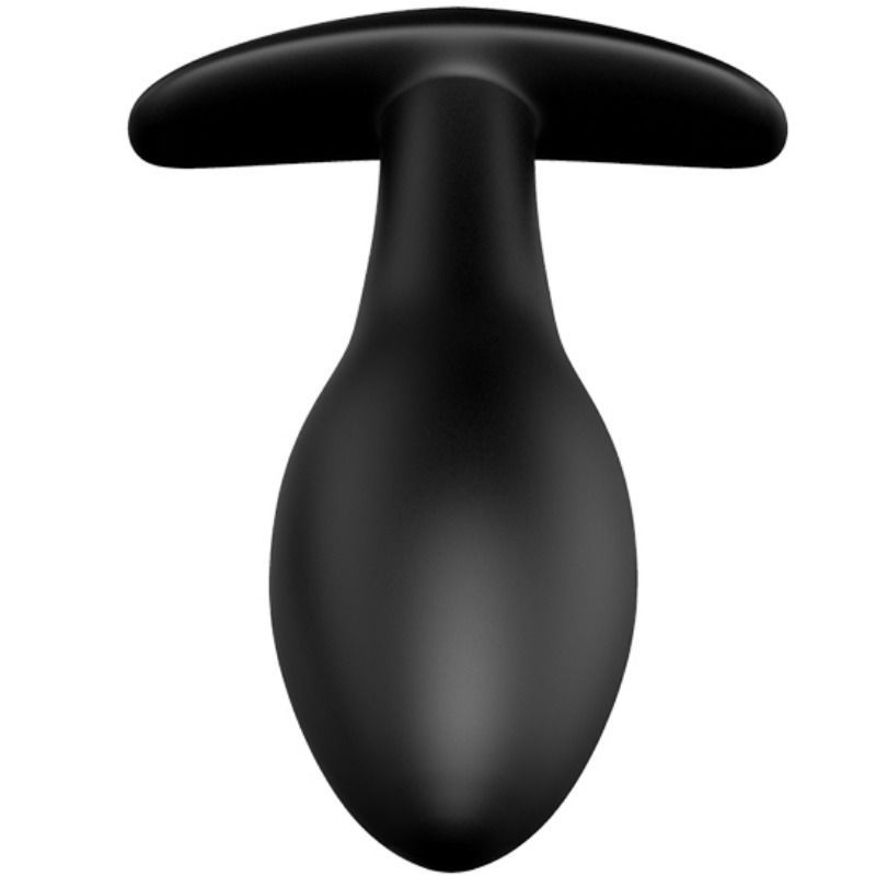 PRETTY LOVE - PLUG ANALE ANCORANTE IN SILICONE 12 MODALIT DI VIBRAZIONE NERO - PRETTY LOVE BOTTOM | Lingerie Harness Boutique
