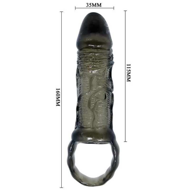 BAILE - GUAINA ESTENSIONE PENE CON CINTURINO PER TESTICOLI 11.5 CM - BAILE FOR HIM | Lingerie Harness Boutique