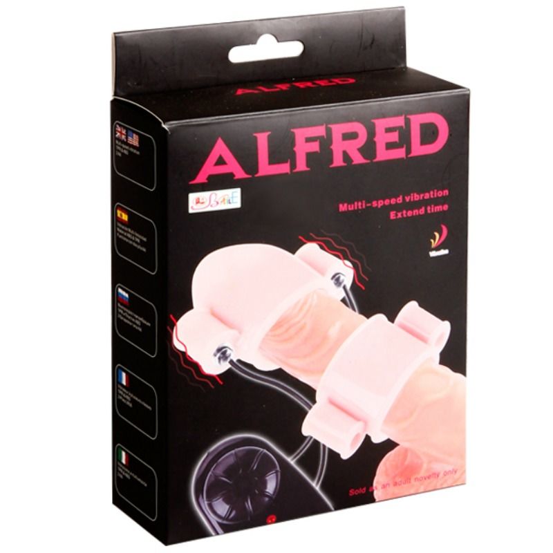 BAILE - COPERTURE PER VIBRATORE DEL PENE ALFRED CON CONTROLLO - BAILE FOR HIM | Lingerie Harness Boutique
