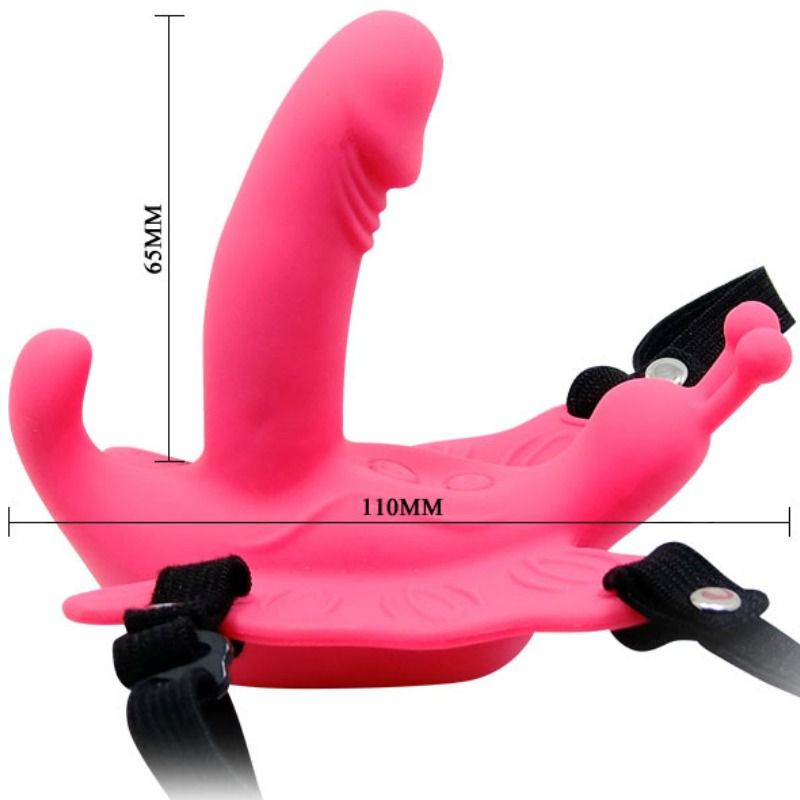 BAILE - IMBRAGATURA A FARFALLA VIBRANTE ULTRA APPASSIONATA - BAILE STIMULATING | Lingerie Harness Boutique