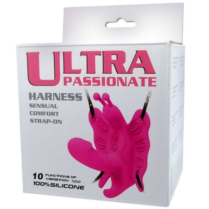 BAILE - IMBRAGATURA A FARFALLA VIBRANTE ULTRA APPASSIONATA - BAILE STIMULATING | Lingerie Harness Boutique