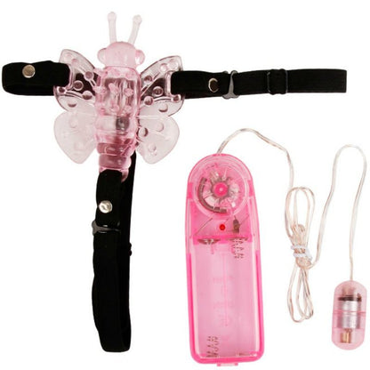 BAILE - IMBRAGATURA CON FARFALLA VIBRANTE A MULTIVELOCIT - BAILE STIMULATING | Lingerie Harness Boutique