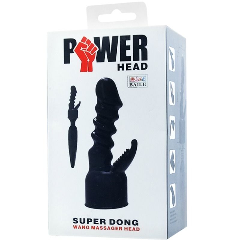 BAILE - TESTA POTENTE TESTA INTERCAMBIABILE PER LA STIMOLAZIONE INTERNA E DEL CLITORIDE - BAILE POWER HEAD | Lingerie Harness Boutique