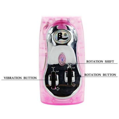 BAILE - VIBRATORECON ROTAZIONE RABBIT MULTIVE VELOCIT E MULTIROTAZIONE - BAILE ROTATIONS | Lingerie Harness Boutique