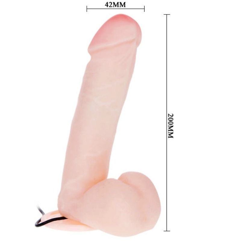 BAILE - DILDO REALISTICO CON VIBRAZIONE 20 CM - BAILE | Lingerie Harness Boutique