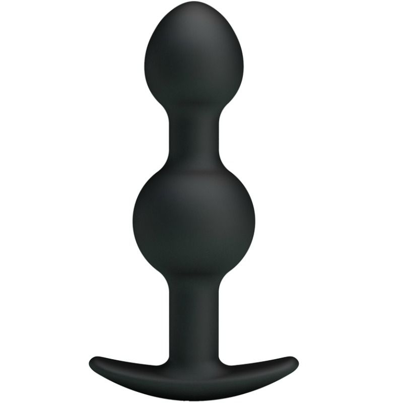 PRETTY LOVE - SILICONE ANAL BALLS FOR SPECIAL STIMULATION 10.3 CM BLACK