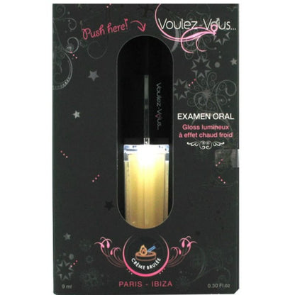 VOULEZ-VOUS - LIGHT GLOSS WITH HOT COLD EFFECT - CRÈME BRULÉE FLAVOUR 10 ML