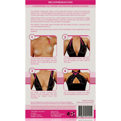 BYE-BRA - NASTRO MIGLIORANTE + COPRI CAPEZZOLI IN OMAGGIO COPPA A-F - BYE BRA - TAPES | Lingerie Harness Boutique