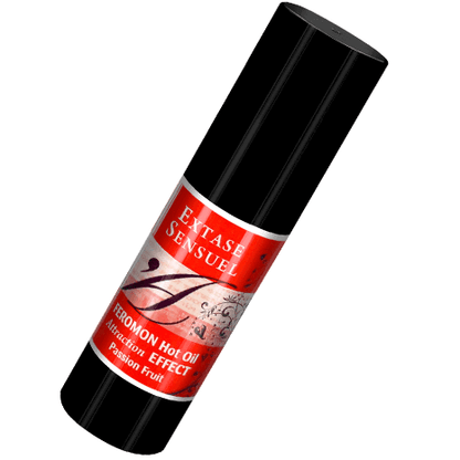 EXTASE SENSUAL - OLIO DA MASSAGGIO EFFETTO CALORE AI FEROMONI DEL FRUTTO DELLA PASSIONE 30 ML - EXTASE SENSUAL | Lingerie Harness Boutique