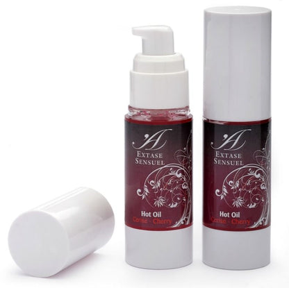 EXTASE SENSUAL - OLIO CALORE STIMOLANTE ALLA CILIEGIA 30 ML - EXTASE SENSUAL | Lingerie Harness Boutique