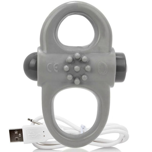 SCREAMING O - RECHARGEABLE VIBRATING YOGA RING GREY