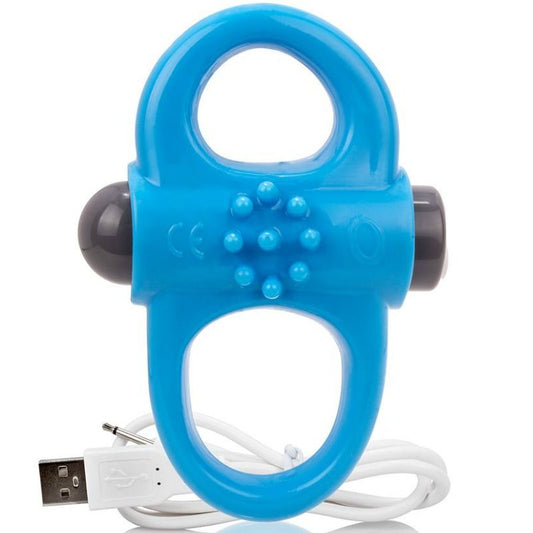 SCREAMING O - RECHARGEABLE YOGA VIBRATING RING BLUE