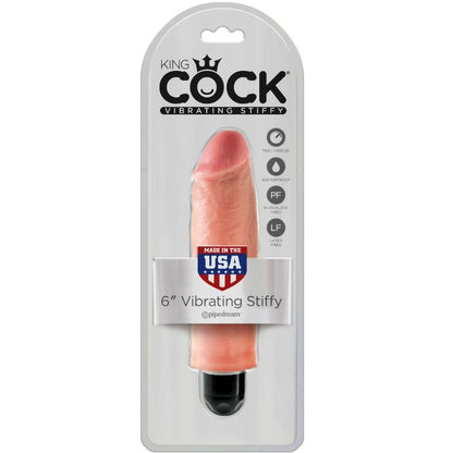 KING COCK - REALISTIC RIGID VIBRATOR 15.24 CM NATURAL