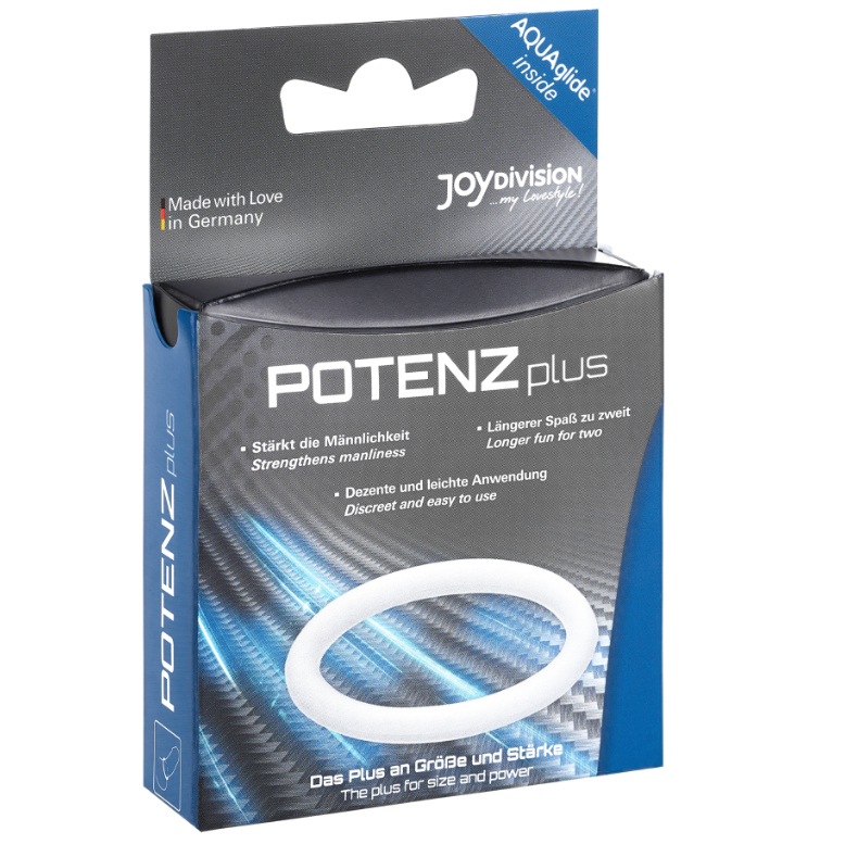 JOYDIVISION POTENZDUO - PLUS ANELLO BIANCO - M - JOYDIVISION POTENZDUO | Lingerie Harness Boutique