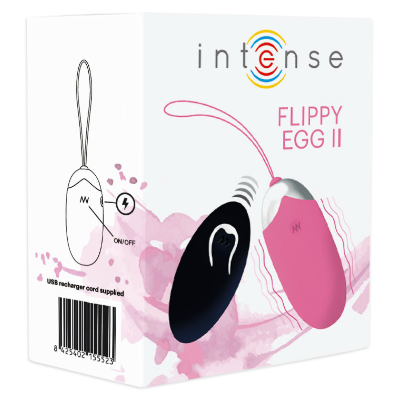 INTENSE - UOVO VIBRANTE FLIPPY II CON TELECOMANDO ROSA - INTENSE COUPLES TOYS | Lingerie Harness Boutique