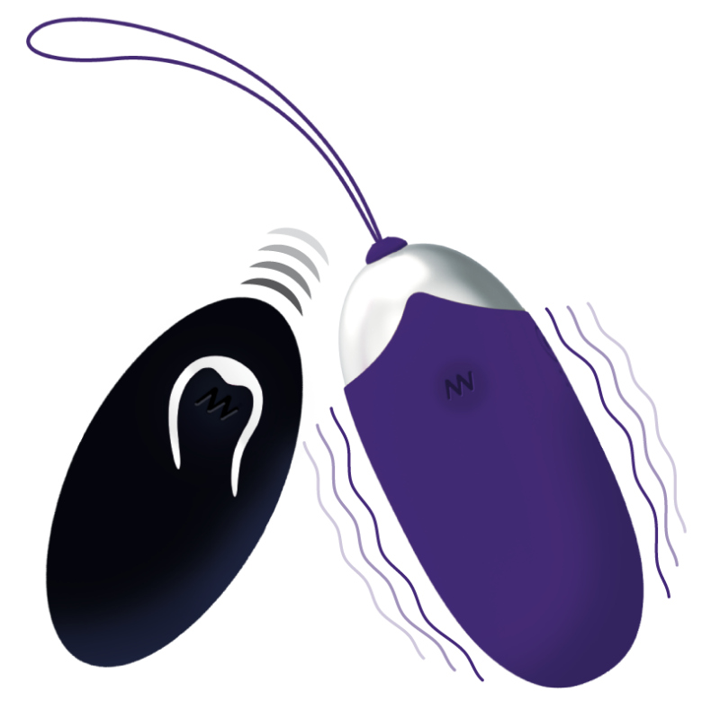 INTENSE - UOVO VIBRANTE FLIPPY II CON TELECOMANDO VIOLA - INTENSE COUPLES TOYS | Lingerie Harness Boutique