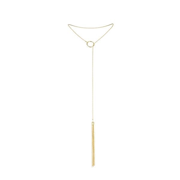 BIJOUX - COLLANA MAGNIFIQUE IN METALLO CON FRANGE DORATE - BIJOUX MAGNIFIQUE | Lingerie Harness Boutique