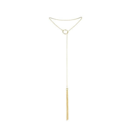 BIJOUX - COLLANA MAGNIFIQUE IN METALLO CON FRANGE DORATE - BIJOUX MAGNIFIQUE | Lingerie Harness Boutique
