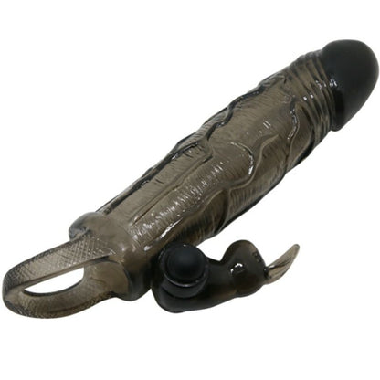 BAILE - COPERTURA PENE UOMO CORAGGIOSO CON CONIGLIO NERO 16.5 CM - BAILE FOR HIM | Lingerie Harness Boutique